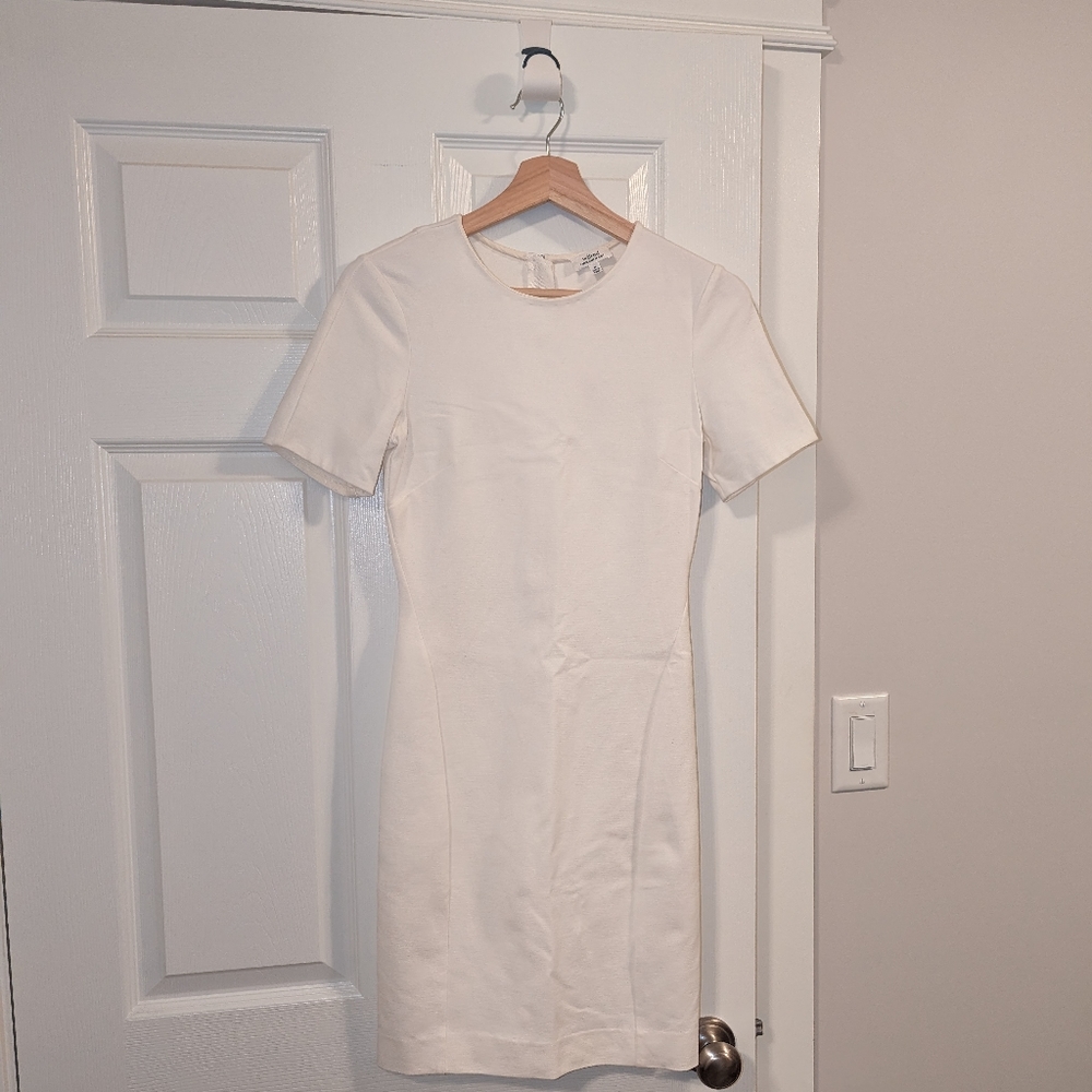 Wilfred white v-neck dress